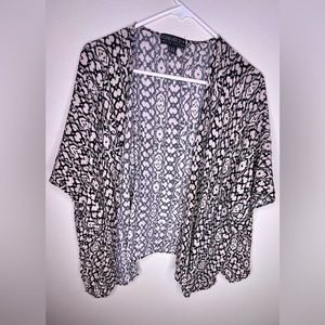 FOREVER 21+ Open Front Tribal Print Cardigan| Size XL